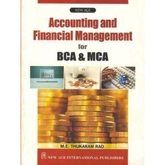 Accounting and Financial Management for BCA and MCA