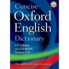 CONCISE OXFORD ENGLISH DICTIONARY 11TH EDITION ON CD-ROM WITH SPOKEN PRONUNCIATIONS