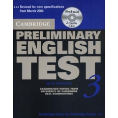 Cambridge Preliminary English Test 3 Self-study Pack: Examination Papers from the University of Cambridge ESOL Examinations (PET Practice Tests)