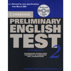 Cambridge Preliminary English Test 2 Self-study Pack: Examination Papers from the University of Cambridge ESOL Examinations (PET Practice Tests)
