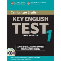 Cambridge Key English Test 1 Self Study Pack - Examination Papers from the University of Cambridge ESOL Examinations (KET Practice Tests)