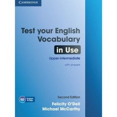 Test Your English Vocabulary in Use Upper-intermediate Book with Answers