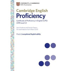 Cambridge english proficiency 2013