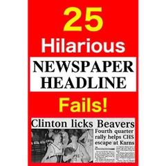 25 Hilarious NEWSPAPER HEADLINE Fails!