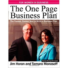 The One Page Business Plan for Women in Business