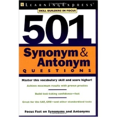 501 Synonym and Antonym Questions