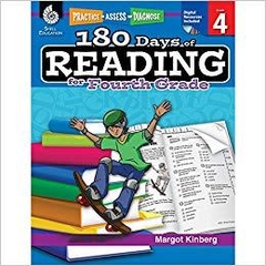 Shell Education Practice, Assess, and Diagnose: 180 Days of Reading, Grade 4