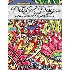 Detailed Designs and Beautiful Patterns (Sacred Mandala Designs and Patterns Coloring Books for Adults) (Volume 28) by Lilt Kids Coloring Books