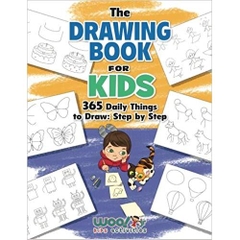 The Drawing Book for Kids: 365 Daily Things to Draw, Step by Step (Woo! Jr. Kids Activities Books)