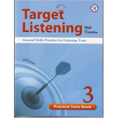 Target Listening with Dictation, Practice Tests Book 3