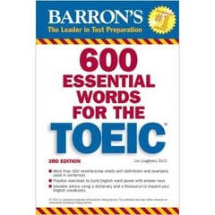 600 Essential Words for the TOEIC: with Audio CD (Barron's Essential Words for the Toeic (W/CD))