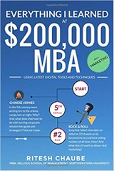 Everything I learned at $200,000 MBA about Marketing: Easy, Relaxed, Fun to Read.