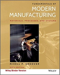 Fundamentals of Modern Manufacturing, Binder Ready Version: Materials, Processes, and Systems