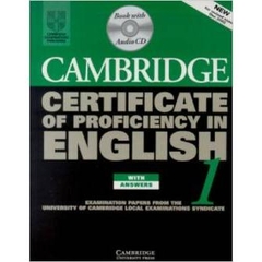 Cambridge Certificate of Proficiency in English 1 Self-Study Pack: Examination papers from the University of Cambridge Local Examinations Syndicate (CPE Practice Tests)