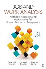 Job and Work Analysis Methods, Research, and Applications for Human Resource Management 3rd