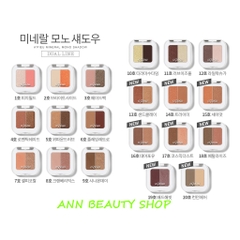 Phấn Mắt A'PIEU 2 MÀU Mineral Mono Shadow (Dual)