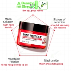 Kem Dưỡng Ốc Sên Phục Hồi Da Some By Mi Snail Truecica 60g