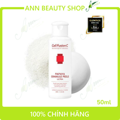 Bột rửa mặt tẩy da chết Cell Fusion C Papaya Granule Peels Ultra Cleansing Powder 50g