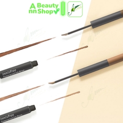 Bút Vẽ Lông Mày 2 Đầu Chống Thấm Nước, Lâu Trôi Innisfree Powerproof Ink Brow