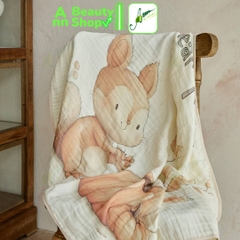 Chăn sợi tre 6 lớp Dottodot