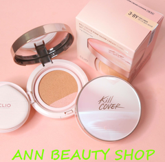 Phấn nước Clio Kill Cover PINK GLOW CREAM CUSHION  SPF40 PA++ - Date 5/2022