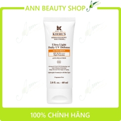 Kem chống nắng Kiehl's ULTRA LIGHT DAILY UV DEFENSE SUNSCREEN 60ml (Date 4/2023)