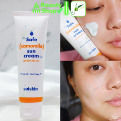 Kem Chống Nắng Thuần Chay Suiskin Safe Camomile Sun Cream SPF50+ PA++++