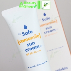 Kem Chống Nắng Thuần Chay Suiskin Safe Camomile Sun Cream SPF50+ PA++++