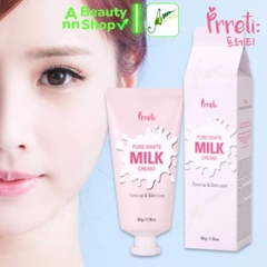 Kem dưỡng trắng da Prreti Pure White Milk Cream 50gr (DATE 10/2022)