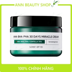 Kem Dưỡng Trị Mụn Some By Mi AHA-BHA-PHA 30 Days Miracle Cream