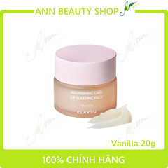 Mặt Nạ Ngủ Môi Klavuu Nourishing Care Lip Sleeping Mask 20g