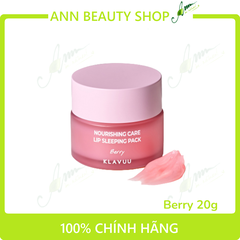 Mặt Nạ Ngủ Môi Klavuu Nourishing Care Lip Sleeping Mask 20g