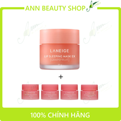 Mặt nạ ngủ môi Laneige 20gr (chọn mùi) + 4 mặt nạ ngủ môi minisize Laneige 3gr (berry)