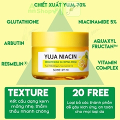 Mặt nạ ngủ Some By Mi Yuja Niacin 30 days Miracle Brightening Sleeping Mask