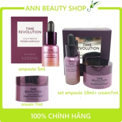 Minisize Dùng Thử Missha Dòng Time Revolution Night Repair Probio