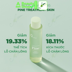 Nước Hoa Hồng Cân Bằng, Làm Sạch, Thu Nhỏ Lỗ Chân Lông 9Wishes Pine Clear Recovery Treatment Skin 150ml
