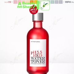 Nước hoa hồng Red Peel So Natural pH5.5 130ml (DATE 4/2022)