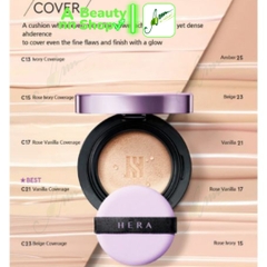 Phấn Nước HERA UV Mist Cushion Cover SPF50+/PA+++ (15g x 2) DATE 10/2024
