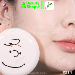 Phấn nước Kiềm Dầu Innisfree x Peanuts No Sebum Powder Cushion 14g