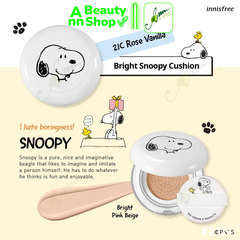 Phấn nước Kiềm Dầu Innisfree x Peanuts No Sebum Powder Cushion 14g