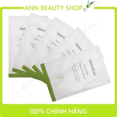 Sample sữa rửa mặt Innisfree Green Tea Cleansing Foam 3ml