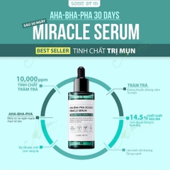 Serum trị mụn AHA/BHA/PHA 30 Days Miracle Serum 50ml