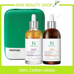 Set 2 chai Tinh Chất Ample:N 100ml*2 (Peptide Shot Ampoule + VC Shot Ampoule)