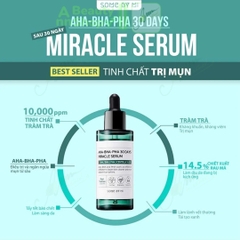 Set 3 item trị mụn Some By Mi AHA-BHA-PHA 30 Days Miracle Travel Kit