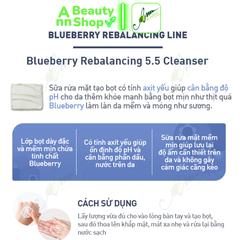 Sữa rửa mặt Innisfree Blueberry Rebalancing 5.5 Cleanser 100ml