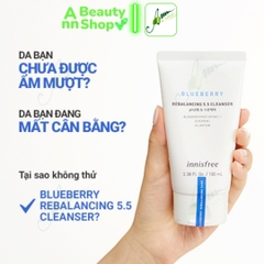 Sữa rửa mặt Innisfree Blueberry Rebalancing 5.5 Cleanser 100ml