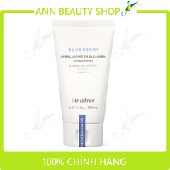Sữa rửa mặt Innisfree Blueberry Rebalancing 5.5 Cleanser 100ml