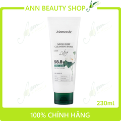 Sữa Rửa Mặt Mamonde Lotus Micro Deep Cleansing