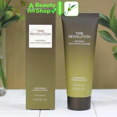 Sữa Rửa Mặt Ngải Cứu Thải Độc Missha Time Revolution Artemisia Pack Foam Cleanser 150ml