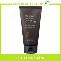 Sữa Rửa Mặt Sạch Sâu Tro Núi Lửa Innisfree Super Volcanic Pore Micellar Cleansing Foam 2X 150ml